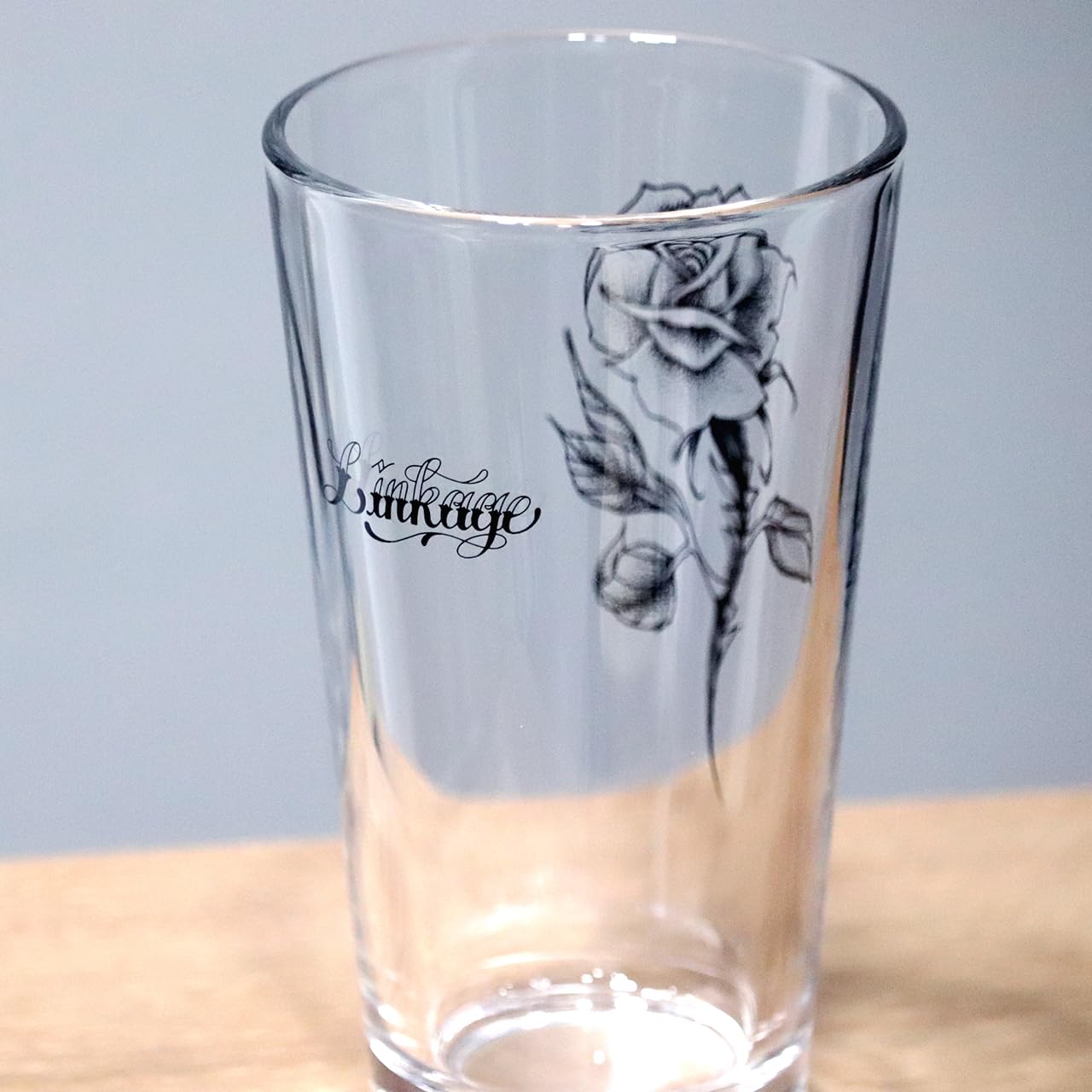 Amazon.co.jp: LINKAGE (リンケージ) ROSE PINT GLASS ビールグラス